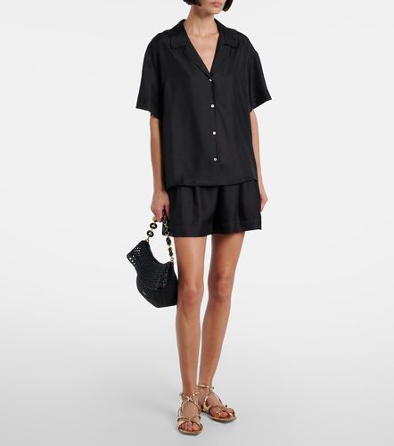 Camicia Prague in twill di seta - Asceno - Modalova