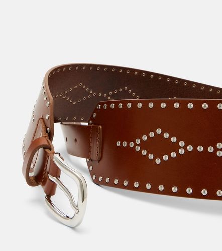 Lucie studded leather belt - Isabel Marant - Modalova