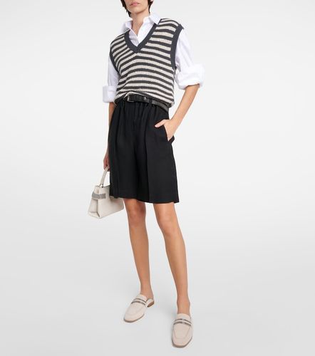 Brunello Cucinelli Shorts de sarga - Brunello Cucinelli - Modalova