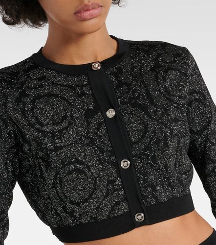 Versace Barocco cropped cardigan - Versace - Modalova