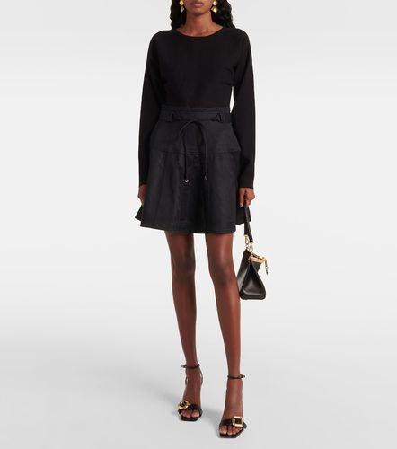 Aremi twill-trimmed minidress - Ulla Johnson - Modalova