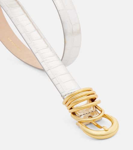 Hollyhock croc-effect mirrored leather belt - Dehanche - Modalova