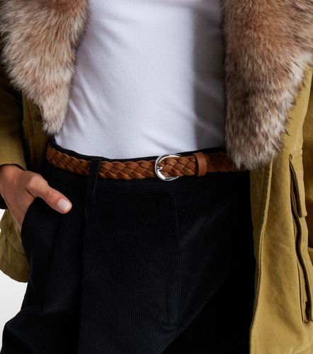 Priscilla braided leather belt - Dehanche - Modalova