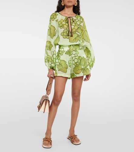 Etro Túnica de ramio estampada - Etro - Modalova