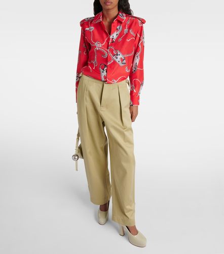 Burberry Printed silk shirt - Burberry - Modalova