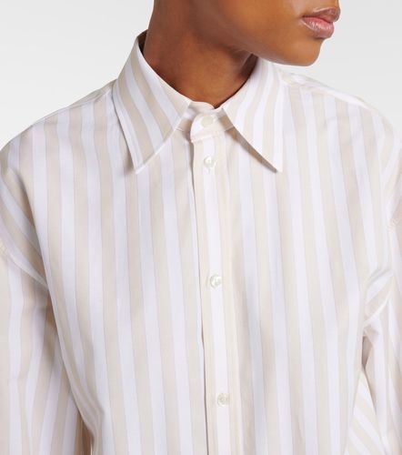 Camisa Cassandre de algodón a rayas - Saint Laurent - Modalova