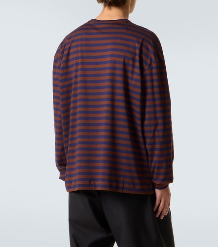 Camiseta de jersey de algodón a rayas - Plan C - Modalova