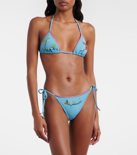 Sisley embroidered bikini bottoms - Staud - Modalova