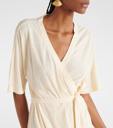 Abito a portafoglio in misto lino - Max Mara - Modalova