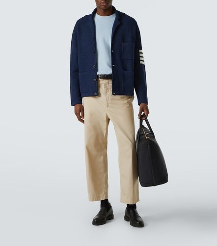 Thom Browne T-shirt 4-Bar in cotone - Thom Browne - Modalova