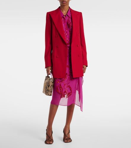 Camicia in chiffon con paillettes - Dries Van Noten - Modalova