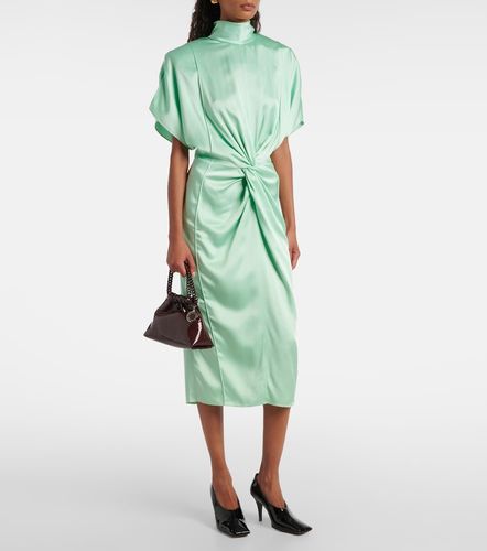 Stella McCartney Abito midi in raso - Stella McCartney - Modalova