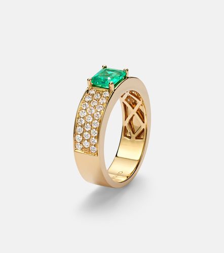 Kt ring with emerald and diamonds - Anita Ko - Modalova