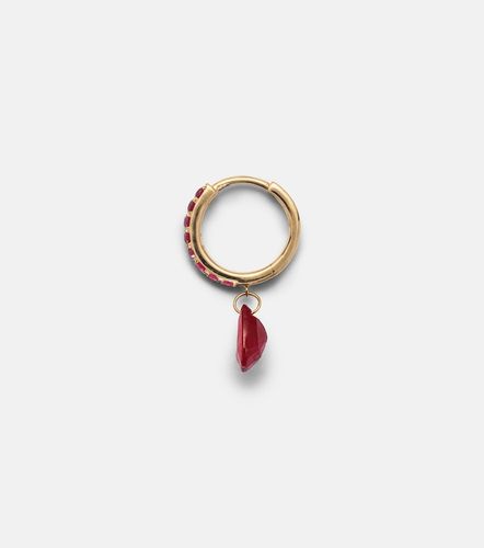 Piercing 18kt single earring with ruby - Persee - Modalova