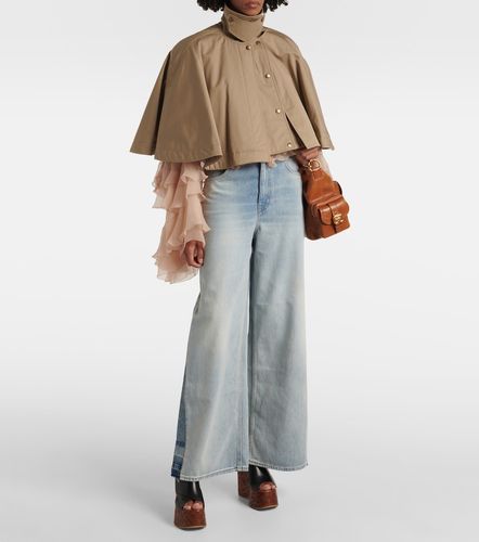 Chloe Cropped cotton gabardine cape - Chloe - Modalova