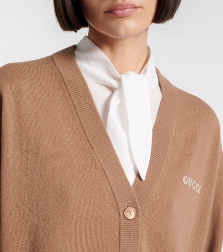 Cárdigan de cachemir con logo - Gucci - Modalova