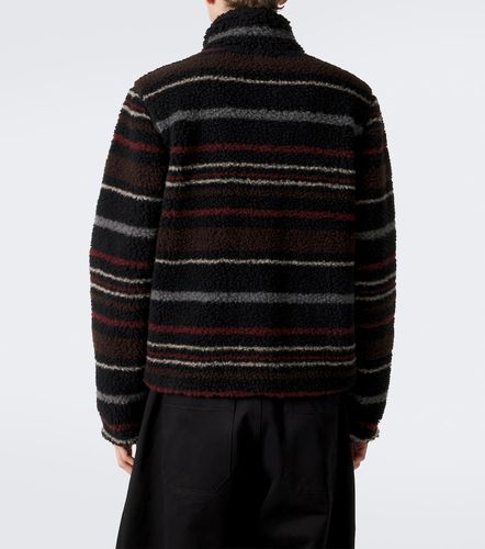 Cardigan in misto lana a righe - Moncler - Modalova