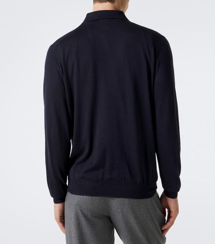 Wool, silk, and cashmere polo sweater - Lardini - Modalova