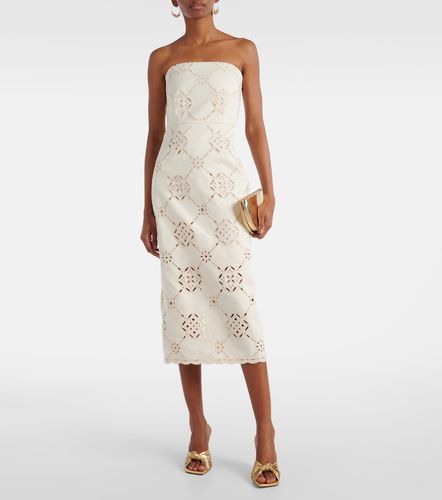 Vestido midi Nettia de algodón - Veronica Beard - Modalova