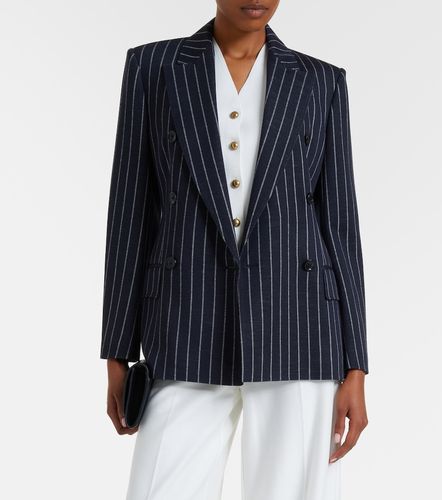 Pinstripe double-breasted jersey blazer - Max Mara - Modalova