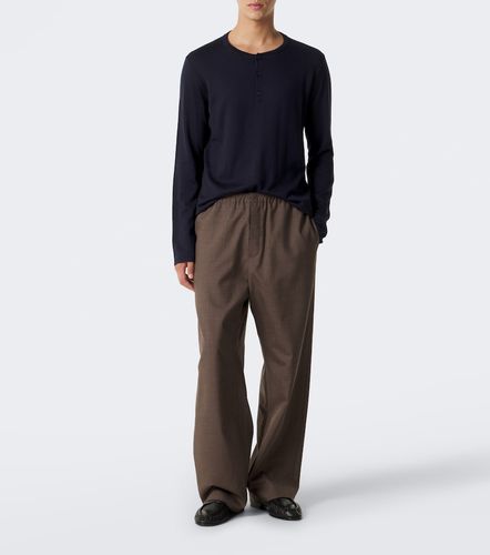 Camicia Henley Ayan in cashmere e seta - The Row - Modalova