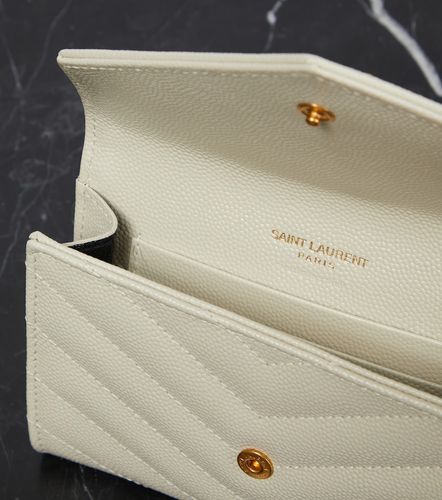 Cassandre leather wallet - Saint Laurent - Modalova