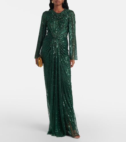 Abito lungo Anja con paillettes - Jenny Packham - Modalova