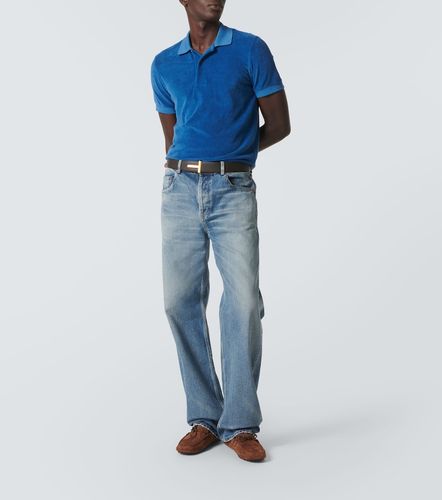 Polo de rizo en mezcla de algodón - Tom Ford - Modalova