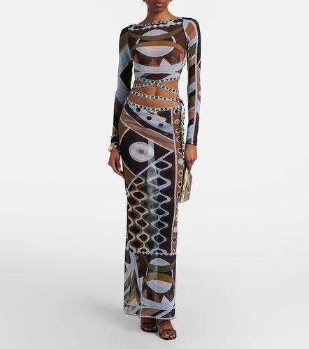 Pucci Crop top Vivara de tul - Pucci - Modalova