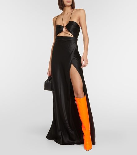 Patent leather knee-high boots - Alexandre Vauthier - Modalova