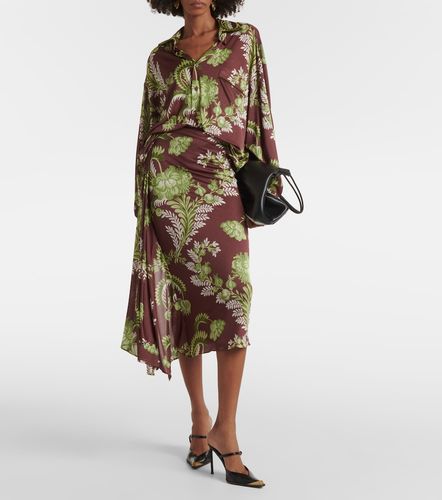 Etro Floral draped midi skirt - Etro - Modalova
