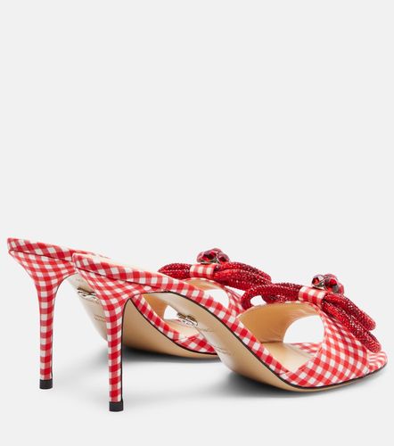 Mules Double Bow 85 a cuadros vichy - Mach & Mach - Modalova