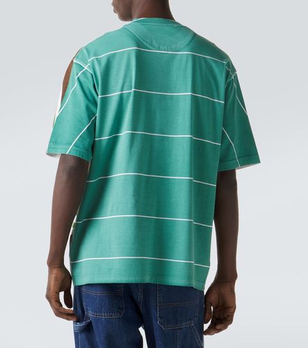 Camiseta de jersey de algodón a rayas - Prada - Modalova
