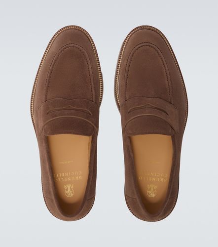 Mocassini in suede - Brunello Cucinelli - Modalova