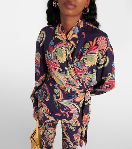 Etro Printed wrap top - Etro - Modalova