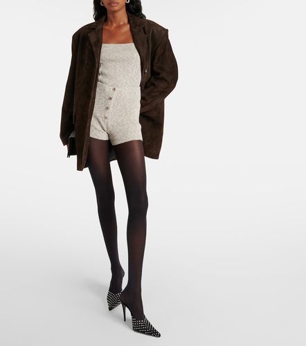 Giacca oversize in suede - Magda Butrym - Modalova