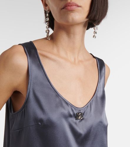 Dolce&Gabbana Silk-blend top - Dolce&Gabbana - Modalova