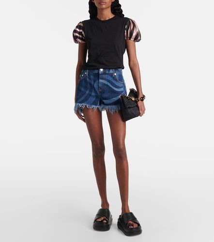 Iride satin-trimmed cotton top - Pucci - Modalova