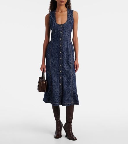 Etro Abito midi di jeans con stampa - Etro - Modalova