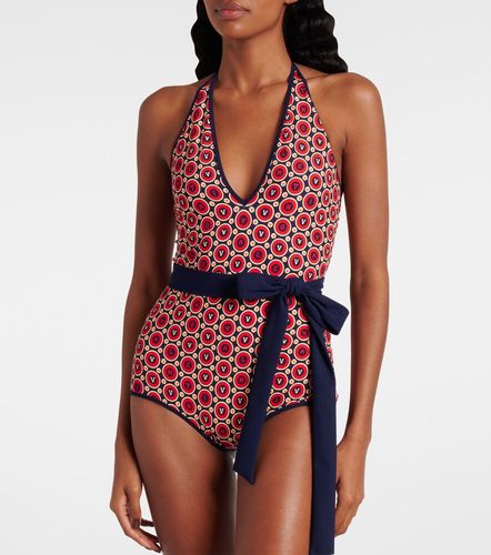 Valentino Printed belted swimsuit - Valentino - Modalova