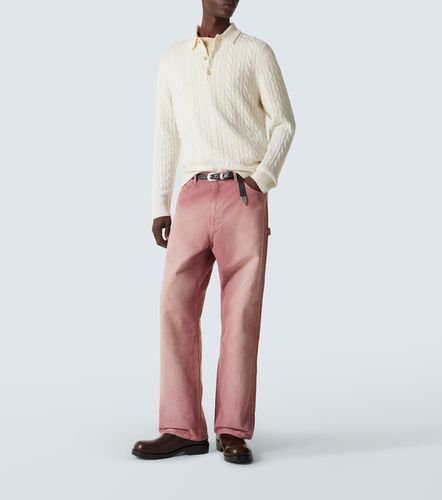 Cable-knit cashmere polo sweater - Arch4 - Modalova
