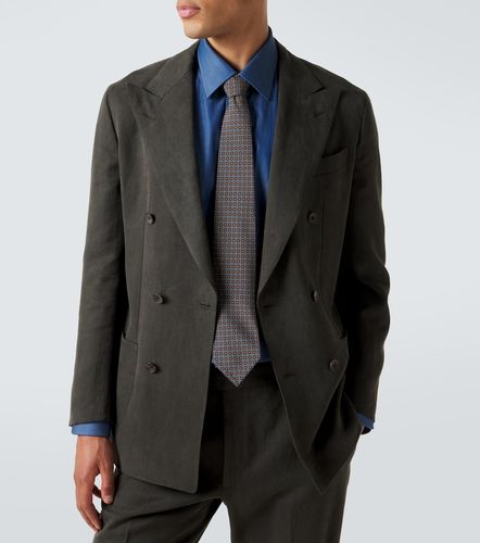 Corbata de seda estampada - Thom Sweeney - Modalova