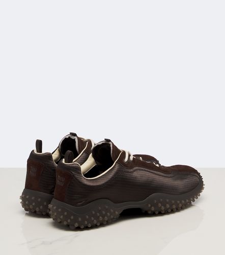 Miu Miu Zapatillas Bubble con ante - Miu Miu - Modalova
