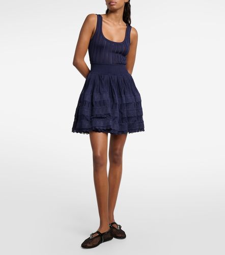 Alaïa Vestido corto acanalado - Alaia - Modalova