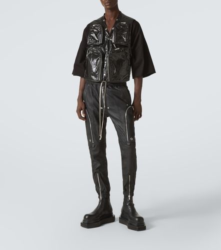 Bauhaus leather cargo pants - Rick Owens - Modalova