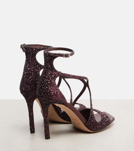 Jimmy Choo Azia 95 glitter sandals - Jimmy Choo - Modalova
