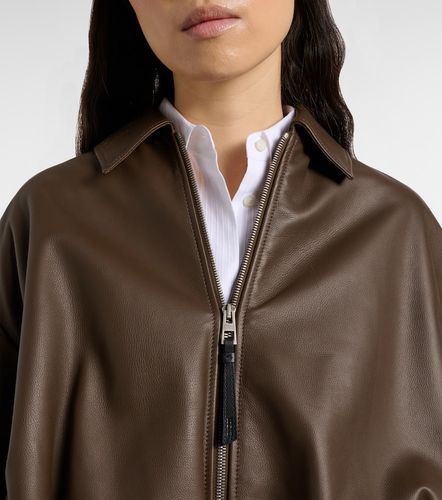 Loewe Draped leather jacket - Loewe - Modalova