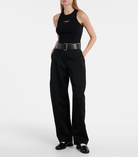 Tank top cropped de jersey de algodón - Givenchy - Modalova