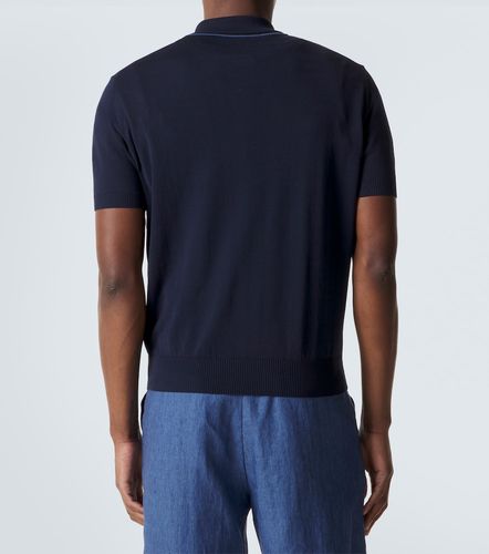 Canali Polo in cotone con zip - Canali - Modalova