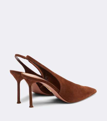Voltaire 85 suede slingback pumps - Aquazzura - Modalova